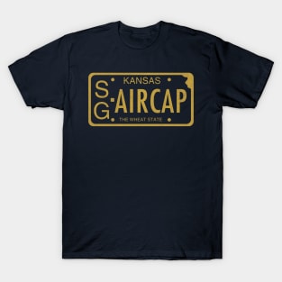 AIR CAP Vintage License Plate T-Shirt